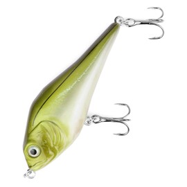 Major Fish Medium Jerk Jerkbait 10 cm Pike Wobbler Artificial Bait for Pike Fishing Ayu Green