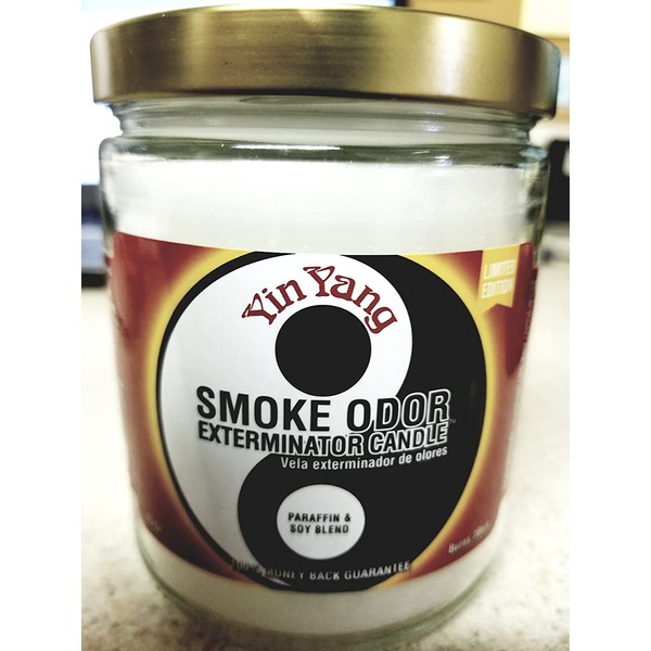 Smoke Odor Exterminator 13oz Jar Candle, Yin Yang