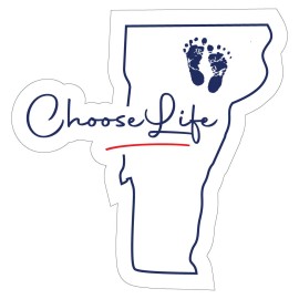 Vermont Sticker Pro-Life Sticker