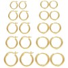 Senteria Gold Hoop Set Small Gold Hoop Earrings for Women