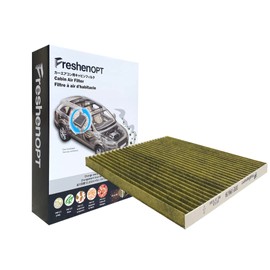 FreshenOPT (F-3251C) Cabin Air Filter Fit for Ford Edge Fusion SSV Plug-In Hybrid, Lincoln MKX MKZ Continental Nautilus, Effective Filtration with Optimized Airflow, OE: [DG9Z-19N619-A] (1)