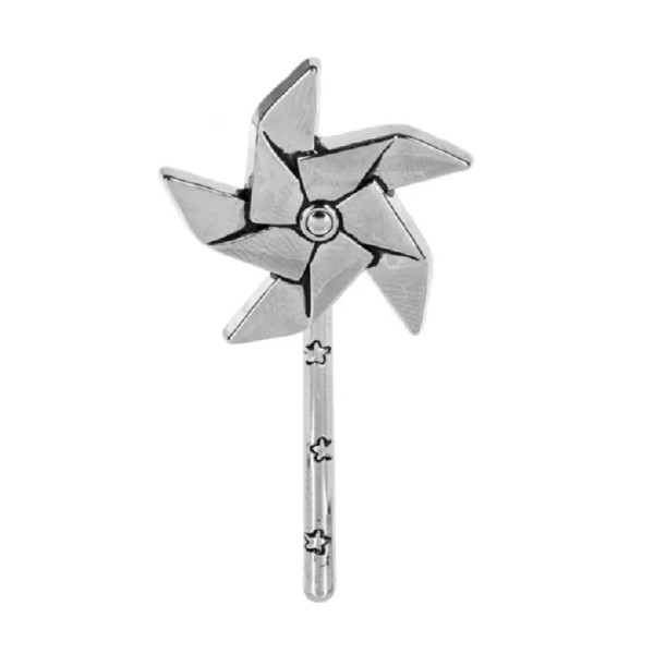 Ganz The Spinning Little Pinwheel Charm/Token+ Poem Card 2"x1