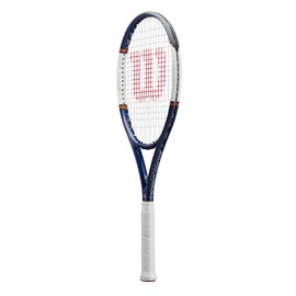 Wilson Unisex-Adult Roland Garros Equipe HP Tennis Racket Blue/White/Orange Handle 3