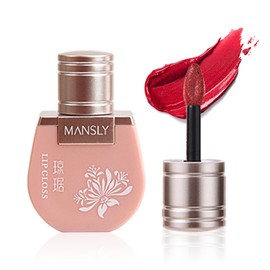 MANSLY Velvet Lip Gloss Mat High Color Long Lasting Lip Gloss Moisturizing Lipstick 4.5g - #B11