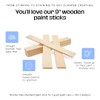9 Inch Paint Sticks, Box of 250 Hardwood Paint Stirrers,