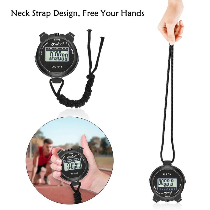 Digital Sports Stop watch, referee kit, Handheld stopwatch Split Lap