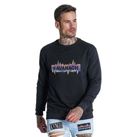 Gianni Kavanagh Men's Black Alive Sweat Sweatshirt, XS