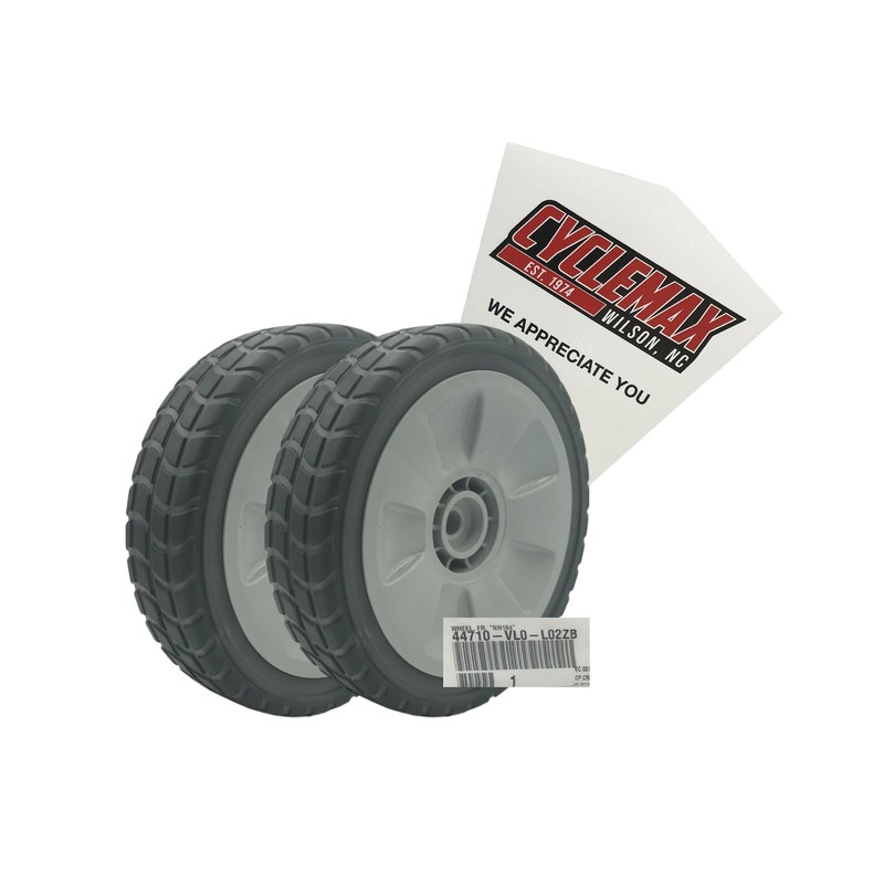Cyclemax 2 Pack compatible with Honda HRR216 LAWNMOWER FRONT WHEELS