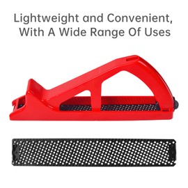 Omninmo 10-Inch Curved Flat Standard Cut Replacement Blade, 4 Pack Steel Shaver Cheesegrater Rasp for Surform Pocket Plane, Dent Repairs, Wood Fiberglass, Shaping Curved Surfaces Hand Plane Scraper