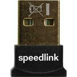 Speedlink VIAS Nano USB Bluetooth Adapter PC – USB Bluetooth 5.0 Dongle für PC, Notebook, Laptop, kabelloser Datenaustausch bis zu 3Mbit/s, schwarz