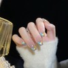Nail Tip, Long False Claws, Stylish, Cat Eye Stone, Long,