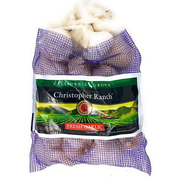2 Pound Fresh Garlic USA California Heirloom Gilroy Finest, Pack of 1