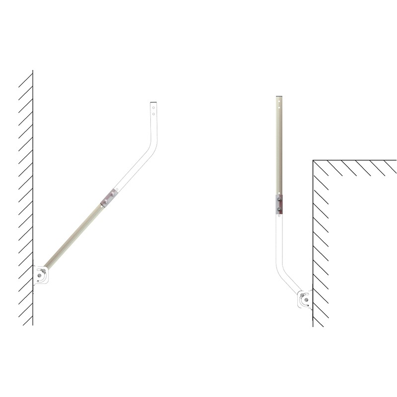 Extending Pole (1" Diameter, 16 3/4" Arm Length)