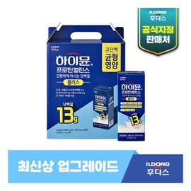 일동후디스 단품 하이뮨 프로틴 밸런스 플러스(190mlX16팩)X1박스 Ildong Foodis Single Hi-Myun Protein Balance Plus (190ml X 16 packs) X 1 box