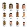 130 Pcs M6 M8 M10 Threaded Insert Nuts, Screw-in Nuts,