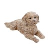 Lying Cockapoo Ornament 22cm Resin Textured Resting Puppy Dog Indoor