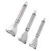 3pcs Stainless Steel Corn Cutter Peeler Safe Quick Clean Comfortable