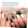 BIUDECO Nail Art Decor Set 5 Pack Rhinestone Point Nail