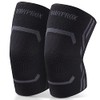 Bodyprox Knee Compression Sleeve for Men and Women (2 Pack),