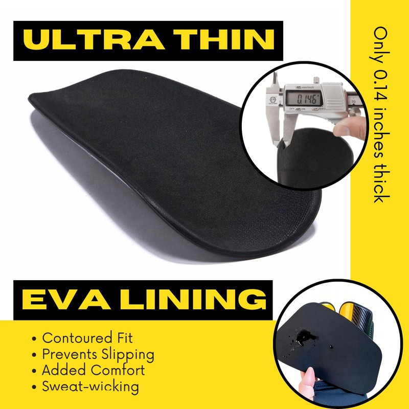 LIGVIV Pro Carbon Fiber Soccer Shin Guards, One Size Fits