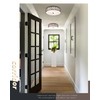 VICNIE 2 PK Flush Mount Ceiling Light Fixture, 12 Inch