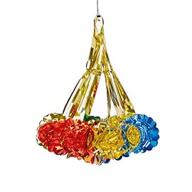 Davies Multi Colour Christmas 2 Tone Foil Ceiling Decorations - 40cm Chandelier