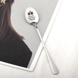 Funny Spoon Gifts for Wife Husband Christmas Gifts for Girlfriend Boyfriend Anniversary Xmas Gifts for Fincee Fince Birthday Gifts for Couple Peanut Butter Spoon Gift for Best Friend