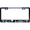 XHuiZio Paw Print Cat Mom License Plate Frame for Cat