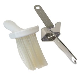 Prince Castle Saber King Cleaning Kit - White Brush - Parts Cleaning Brush for Vegetable Chopper Blade and Kitchen Chopper for Dicing Vegetables and More