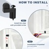 Chaokant 12-Pack 3/8 Inch Offset Window Screen Clips with Screws,