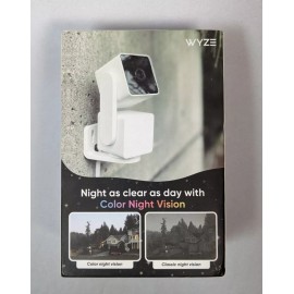 WYZE Cam Pan v3 Color Night Vision, Indoor & Outdoor, Pan/Tilt/Zoom (Wired)