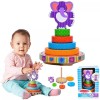 Melissa & Doug Kids First Play Wooden Elephant Rocking Stacker