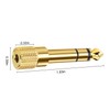 Piano Adapter, 1/4'' Male to 3.5mm 1/8'' Female Stereo Headphone