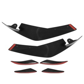 6Pcs Front Bumper Lip Spoiler Anti Collision Carbon Fiber Side Splitter for M3 M4 G80 G82 2020 Onwards