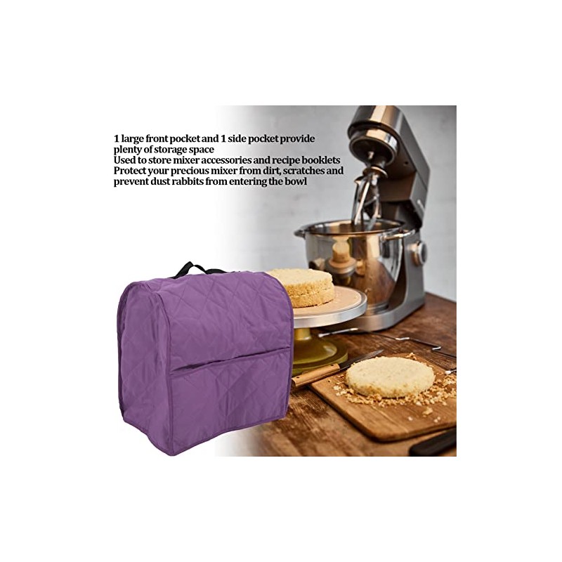 OVAQUIXI Stand Mixer Dust Cover with Storage Pockets - Polyester