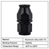 EVIL ENERGY 10AN PTFE Hose End Fitting Straight Black for