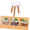 VICASKY Wooden Flowerpot Pedestal Stand Decorative Plant Display Stool for