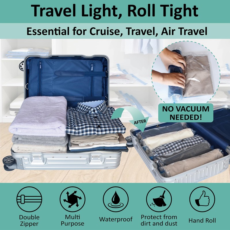 Cozy Essential Compression Bags for Travel - Travel Essentials -
