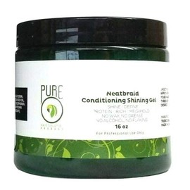 Pure O Natural Neatbraid Beauty Professional Conditioning Shining Gel 16 oz