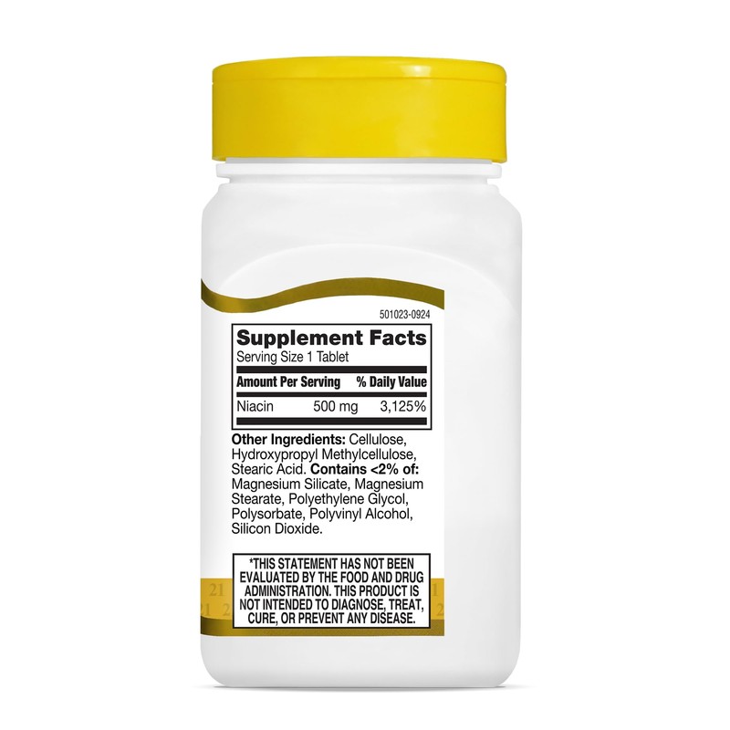 21st Century 21st Century Niacin 500 mg Prolonged Release Tablets,