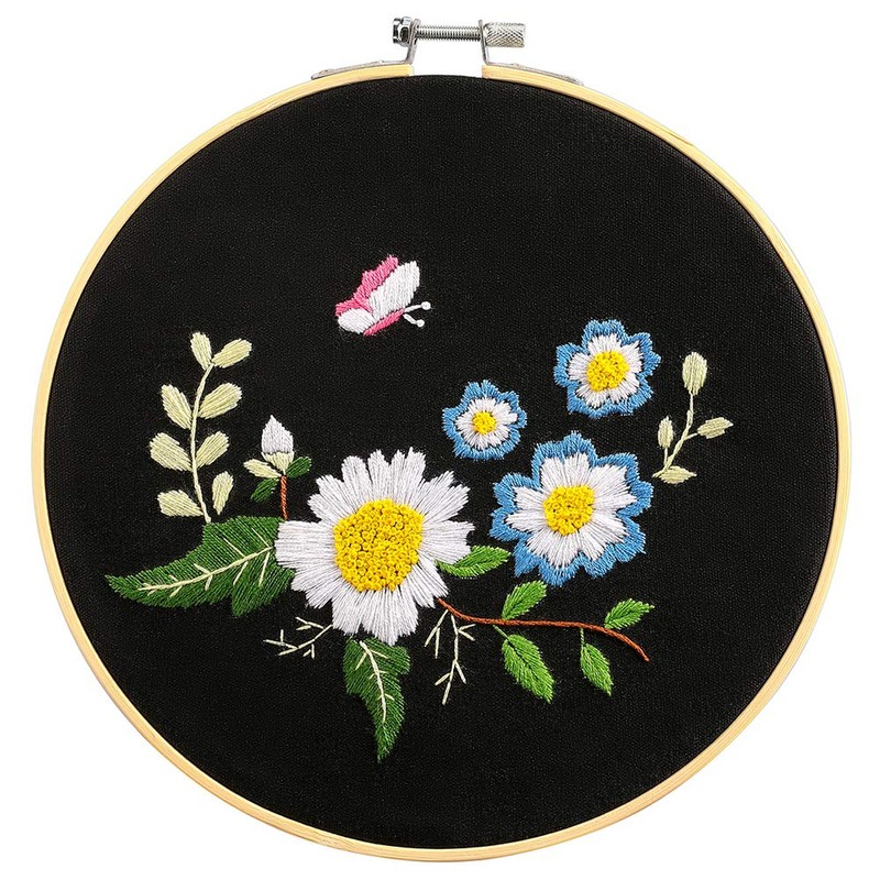 Full Range of Embroidery Starter Kit with Pattern, DIY Cross