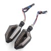 evomosa Universal 10mm Motorcycle 12 LED Turn Signal Lights Blinker