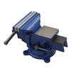 raseparter 5-Inch Bench Vises with Anvil Swivel Locking Base Table