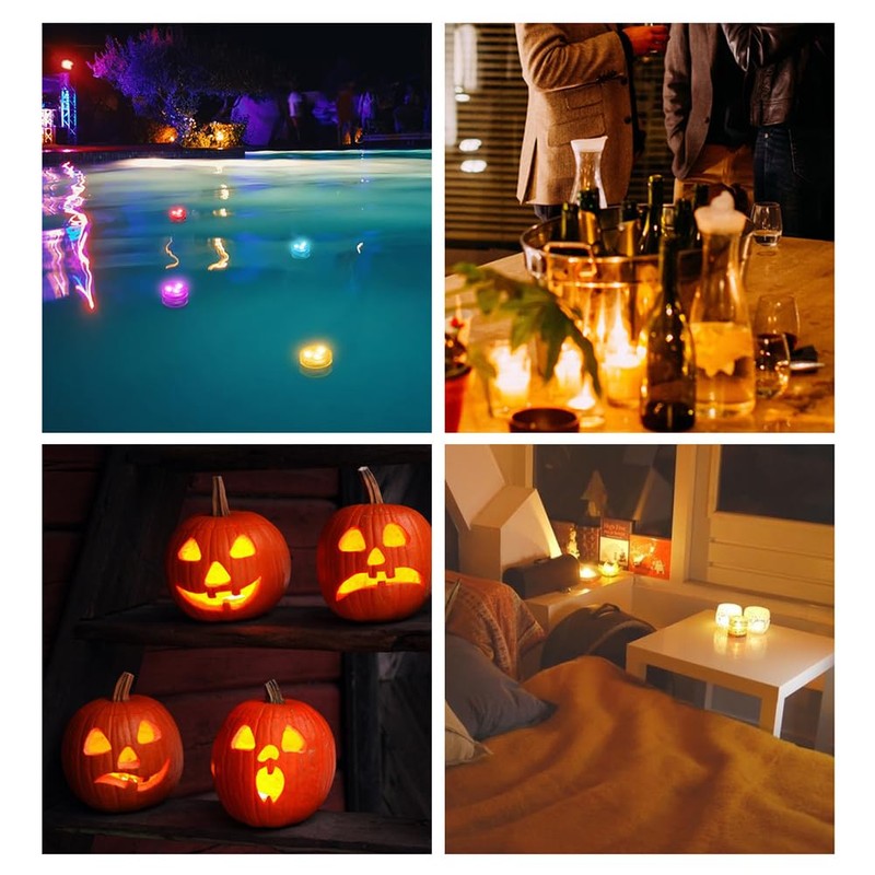Doukesh Mini Underwater LED Light with Remote Control, Underwater Light,