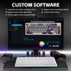 LEOBOG Aula Keyboard, F99 Wireless Mechanical Gaming Keyboards, Hot Swappable