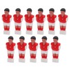 11pcs Football Player Soccer Games Mini Humanoid Plastic Doll Table