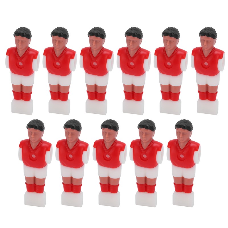 11pcs Football Player Soccer Games Mini Humanoid Plastic Doll Table