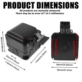 Outdoor Socket, Waterproof, Weatherproof Outdoor Socket Surface-Mounted IP66, Weatherproof Wall Socket, Upgrade Outdoor Socket, Wall Socket Surface-Mounted Wall Socket for Gardens, Construction Sites,