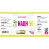 NADH 50 mg 60 Vegan Capsules, Laboratory Tested, High Dosage,