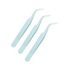Dear Place Macaron Dakku Tweezers, 3 pcs., Mint / 디어플레이스 마카롱 다꾸 핀셋, 3개, 민트